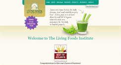 Desktop Screenshot of livingfoodsinstitute.com